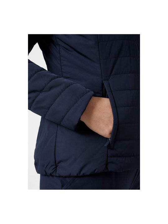 Kurtka damska HELLY HANSEN W Crew Insulator Jacket 2.0 kolor granatowy
