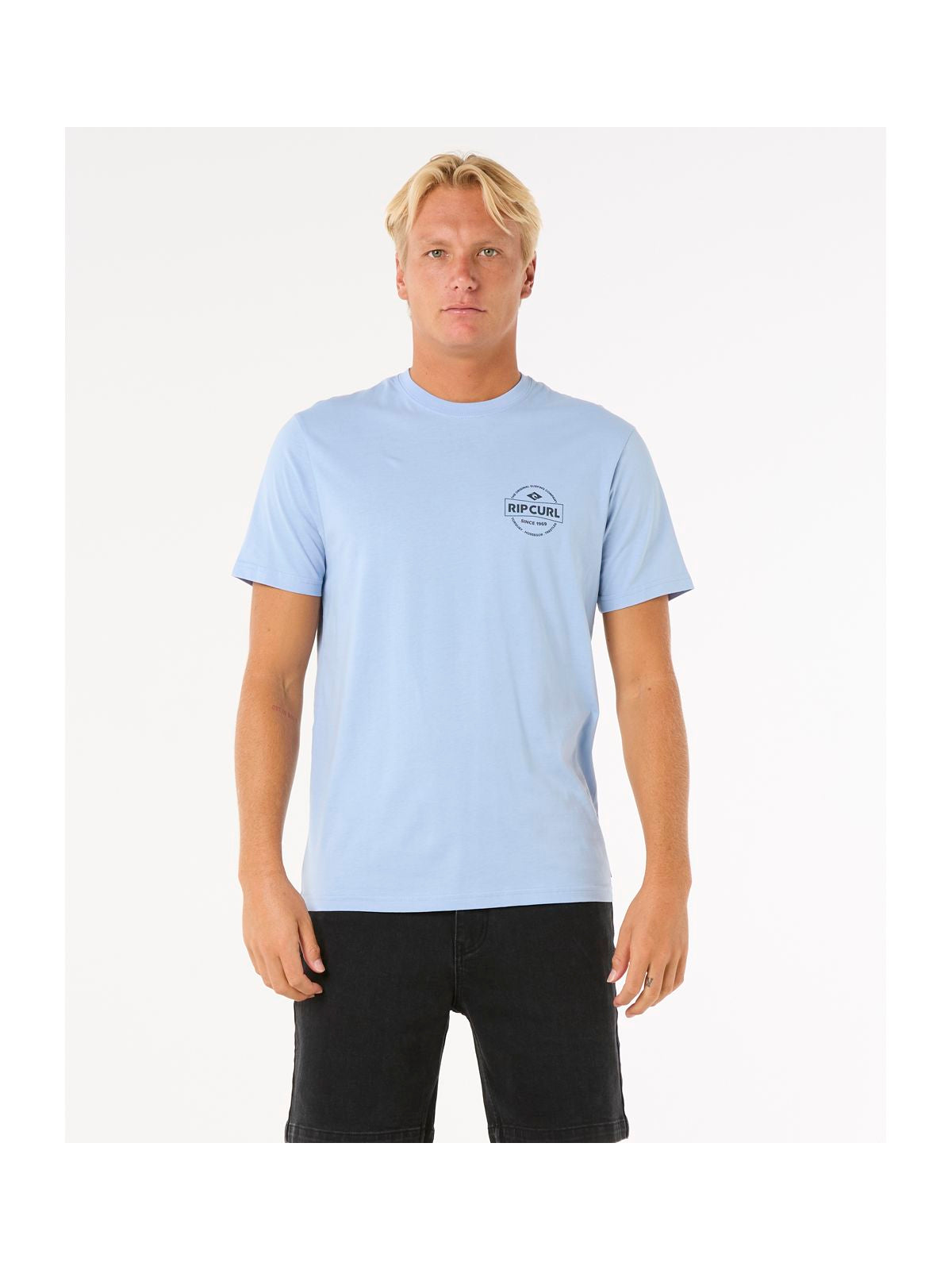 Koszulka męska RIP CURL Staple Tee niebieska