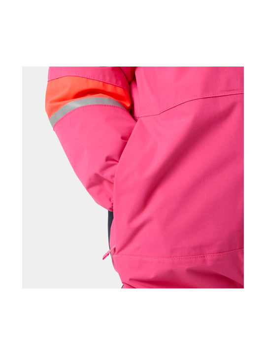Kombinezon narciarski dziecięcy HELLY HANSEN K RIDER 3.0 INS SUIT różowy
