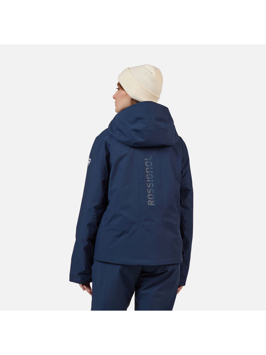 Kurtka narciarska damska ROSSIGNOL W ROCHRUN INSULATED JKT granatowa

