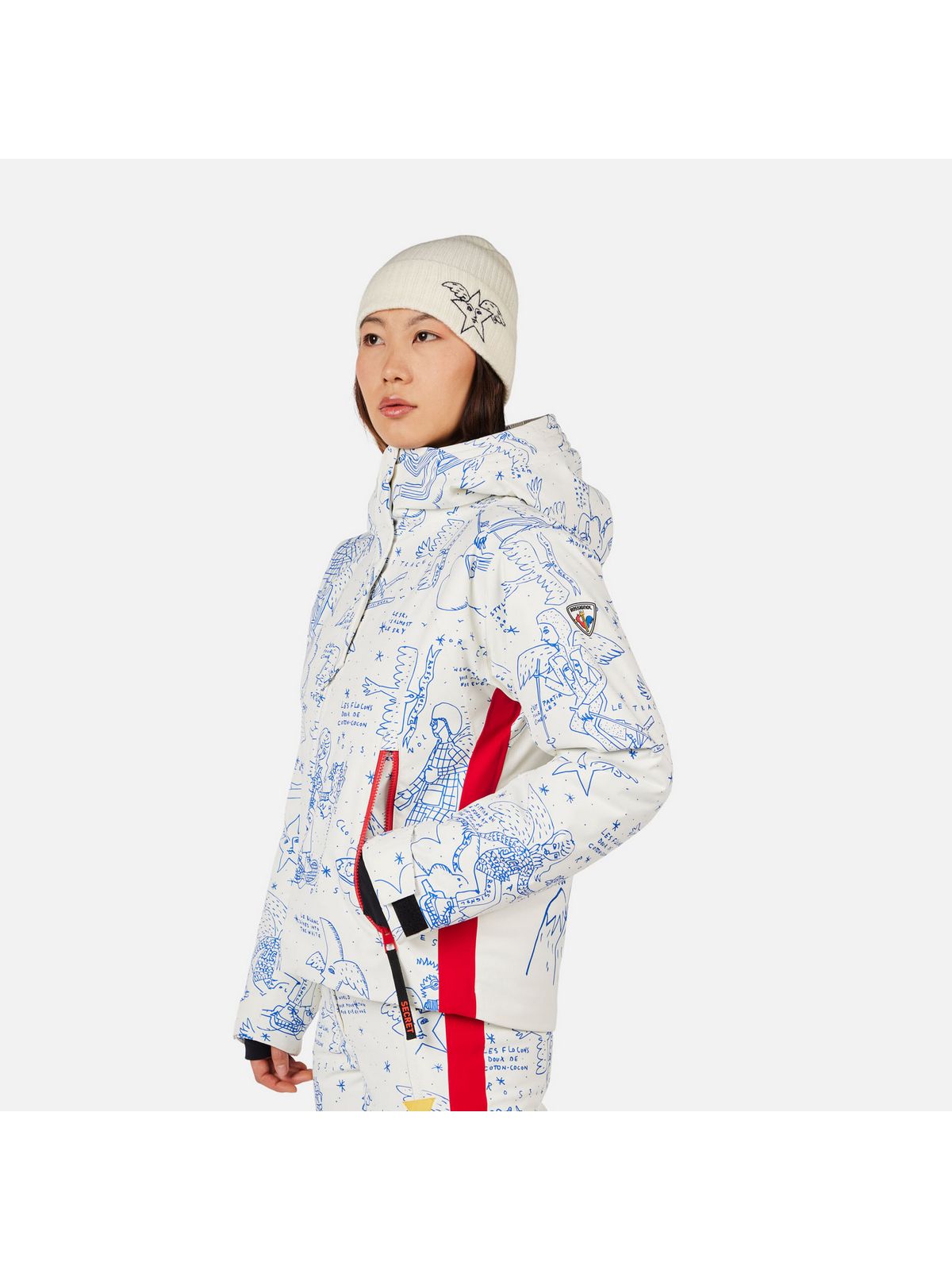 Kurtka narciarska damska ROSSIGNOL W JCC SUBLIM JKT biały