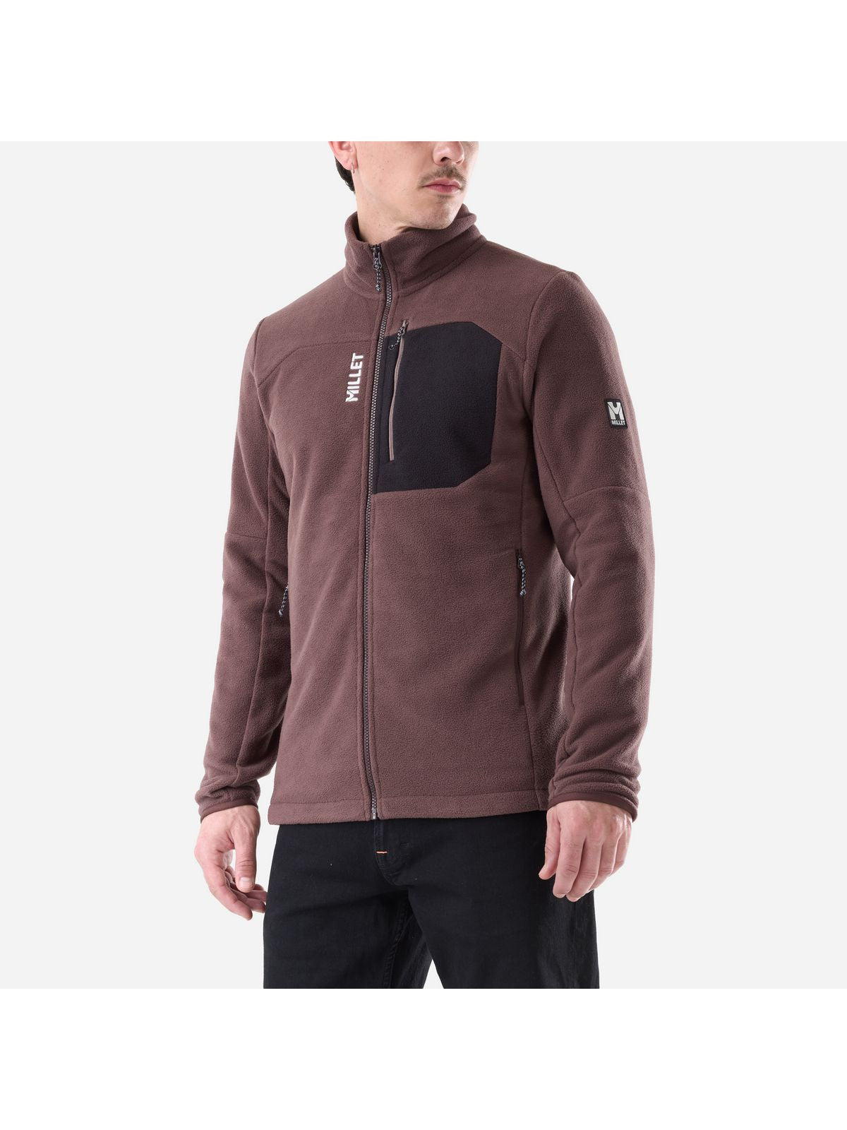 Bluza męska MILLET M Cimai Fleece Jkt M brązowa