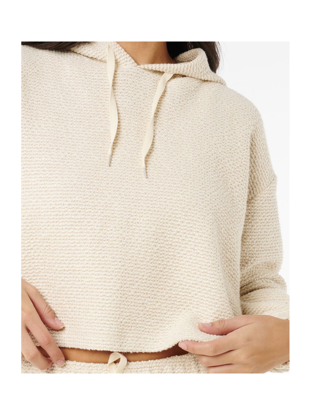 Bluza damska RIP CURL Cala Nights Textured Hood piaskowa