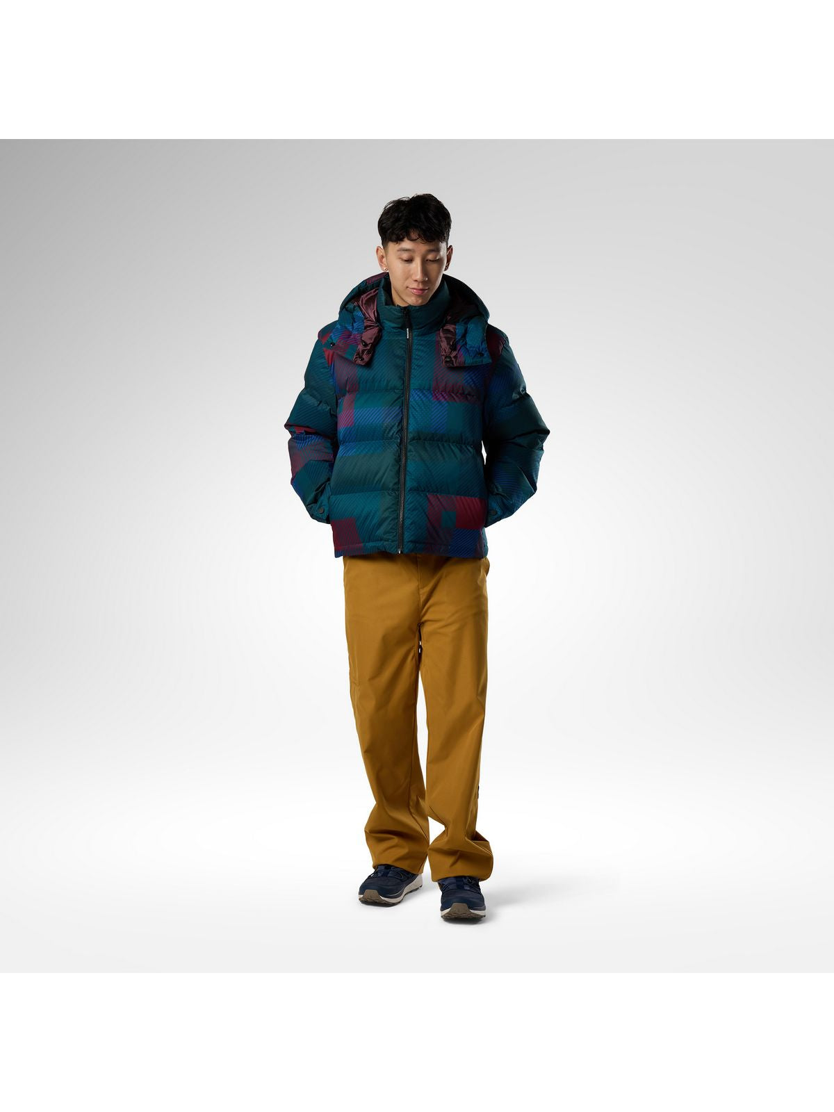 Kurtka puchowa męska ROSSIGNOL M Abel Down Hoodie Jacket granatowa