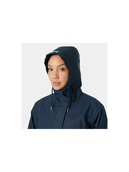 Kurtka Helly Hansen W Moss Rain Coat granatowy
