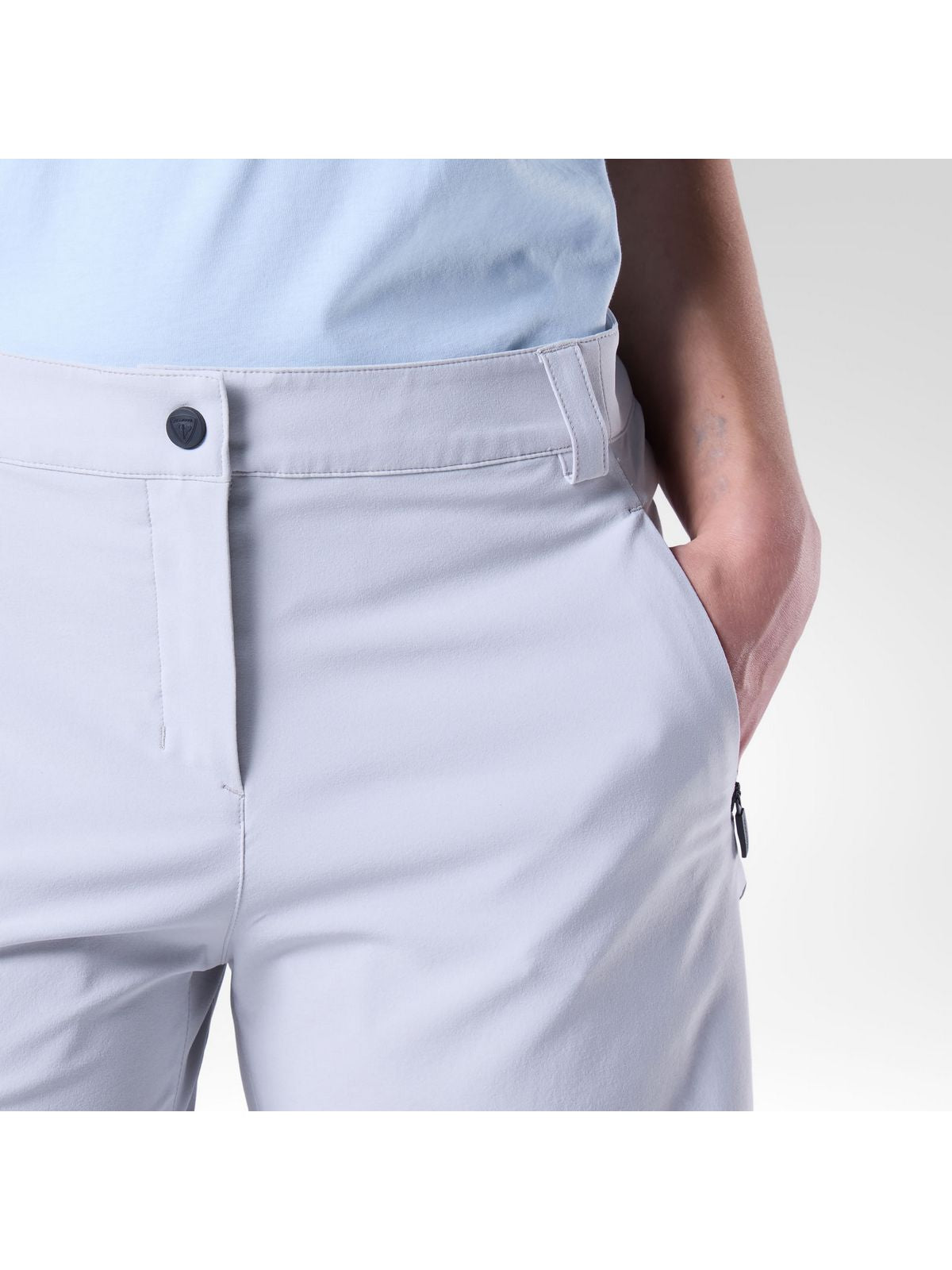 Szorty damskie ROSSIGNOL W Stretch Chino Short 7' szare