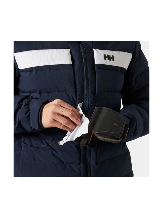 Kurtka narciarska męska HELLY HANSEN BOSSANOVA PUFFY JACKET granatowa
