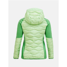 Kurtka puchowa damska PEAK PERFORMANCE Helium Down Hybrid Hood Women zielony

