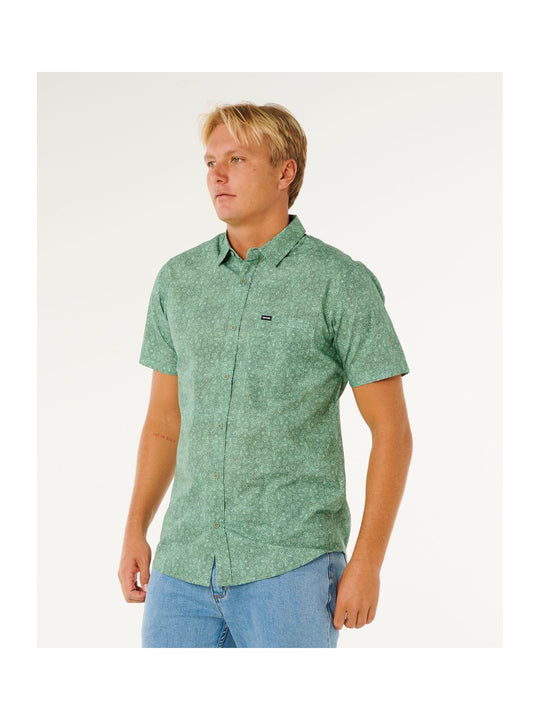 Koszula męska RIP CURL Hypno Micro S/S Shirt zielona
