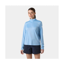 Bielizna termiczna damska HELLY HANSEN W HH TECH 1/2 ZIP niebieska
