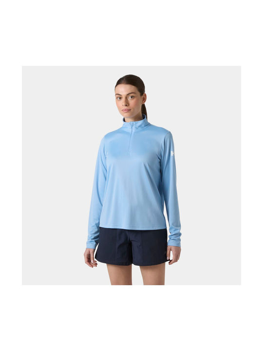 Bielizna termiczna damska HELLY HANSEN W HH TECH 1/2 ZIP niebieska
