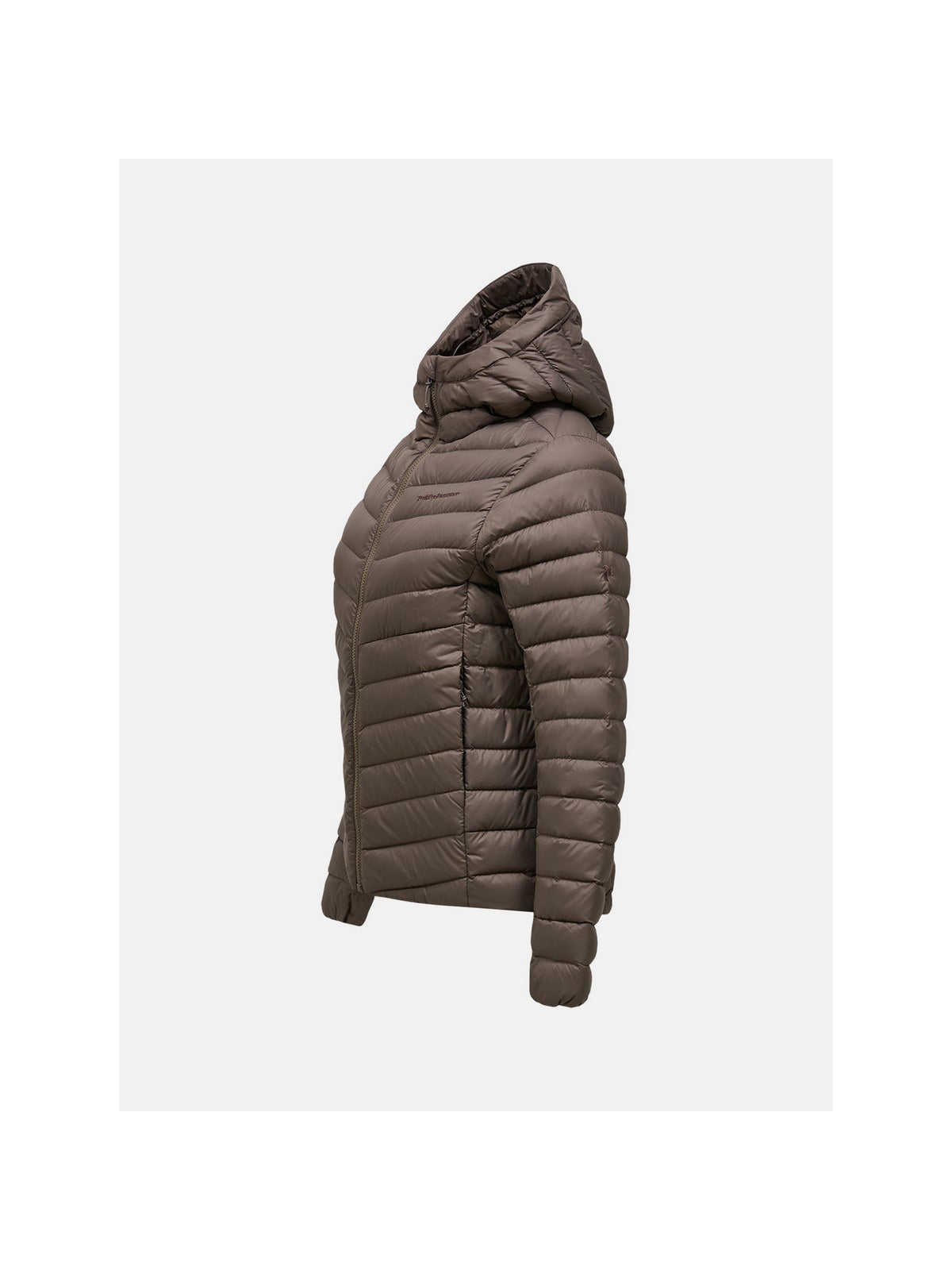 Kurtka damska PEAK PERFORMANCE Frost Down Hood Jacket brązowa