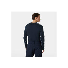 Koszulka męska HELLY HANSEN Lifa Merino Midweight Crew  kolor granatowy
