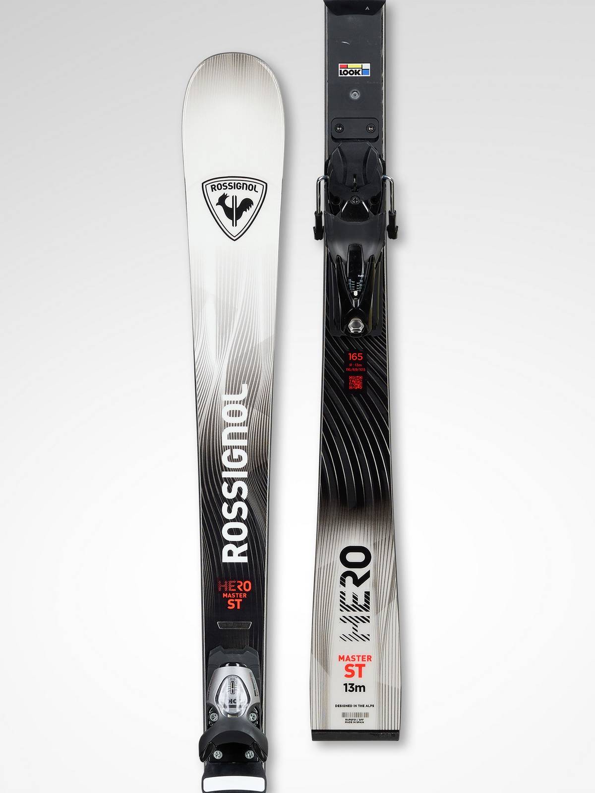 Narty ROSSIGNOL Hero Master ST + wiązania LOOK Spx 14 Rockerace Gw Silver Red