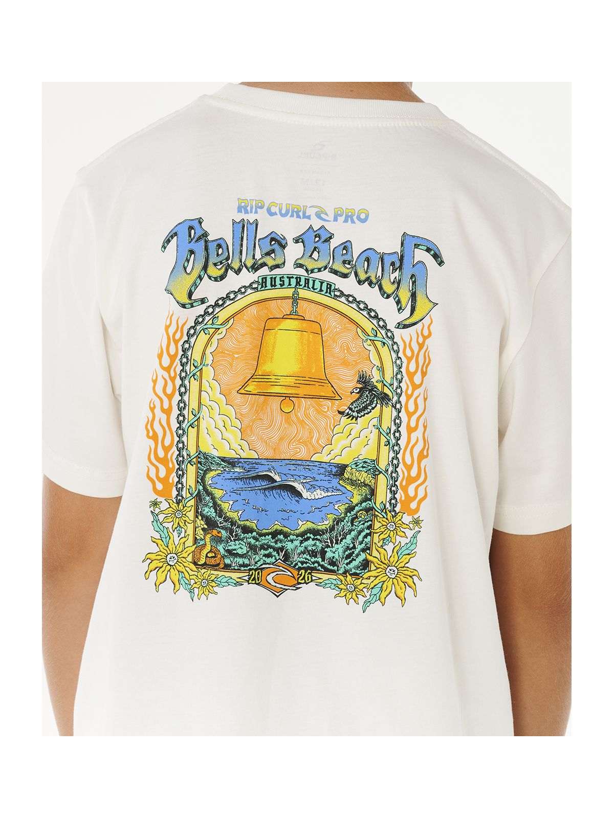 Koszulka chłopięca RIP CURL Rip Curl Pro 26 Tee - Boys biała