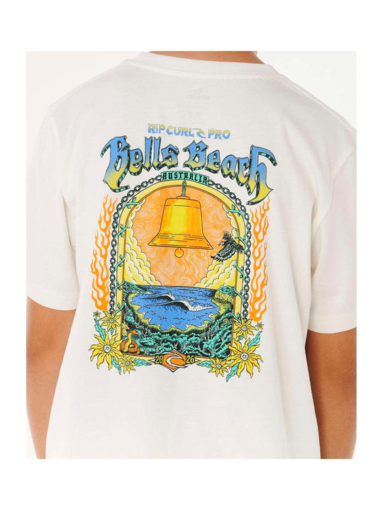 Koszulka chłopięca RIP CURL Rip Curl Pro 26 Tee - Boys biała
