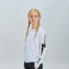 Koszulka dla dzieci POC L/S Tee Jr biały
