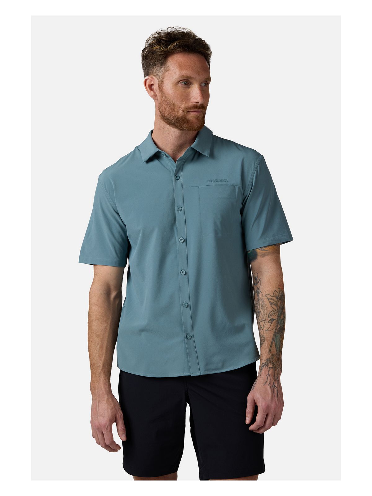 Koszula męska ROSSIGNOL LYCIAN SHIRT niebieski - Adventure Sports