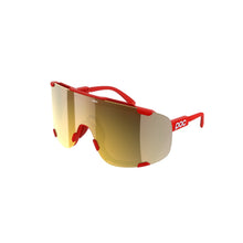 Okulary rowerowe POC Devour Wide Fit czerwone - Clarity Road/Partly Sunny Gold cat.2
