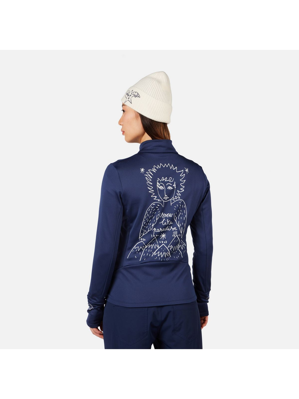 Bluza damska ROSSIGNOL W JCC CLIMI JKT niebieska