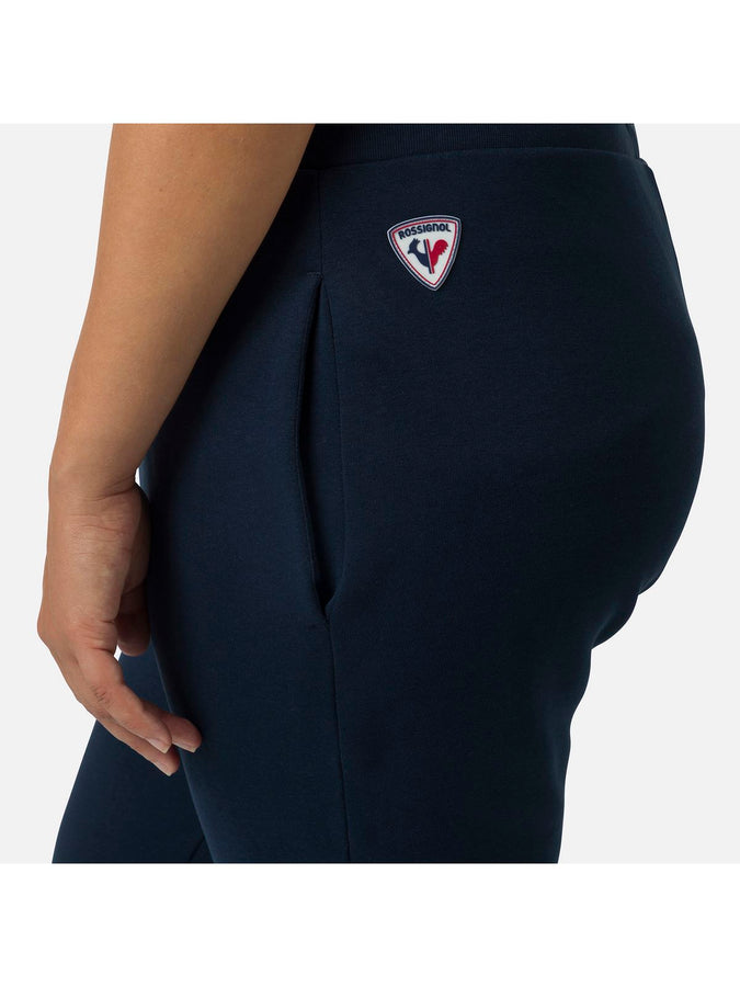 Spodnie dresowe damskie Rossignol W Logo Pant Fl granatowy