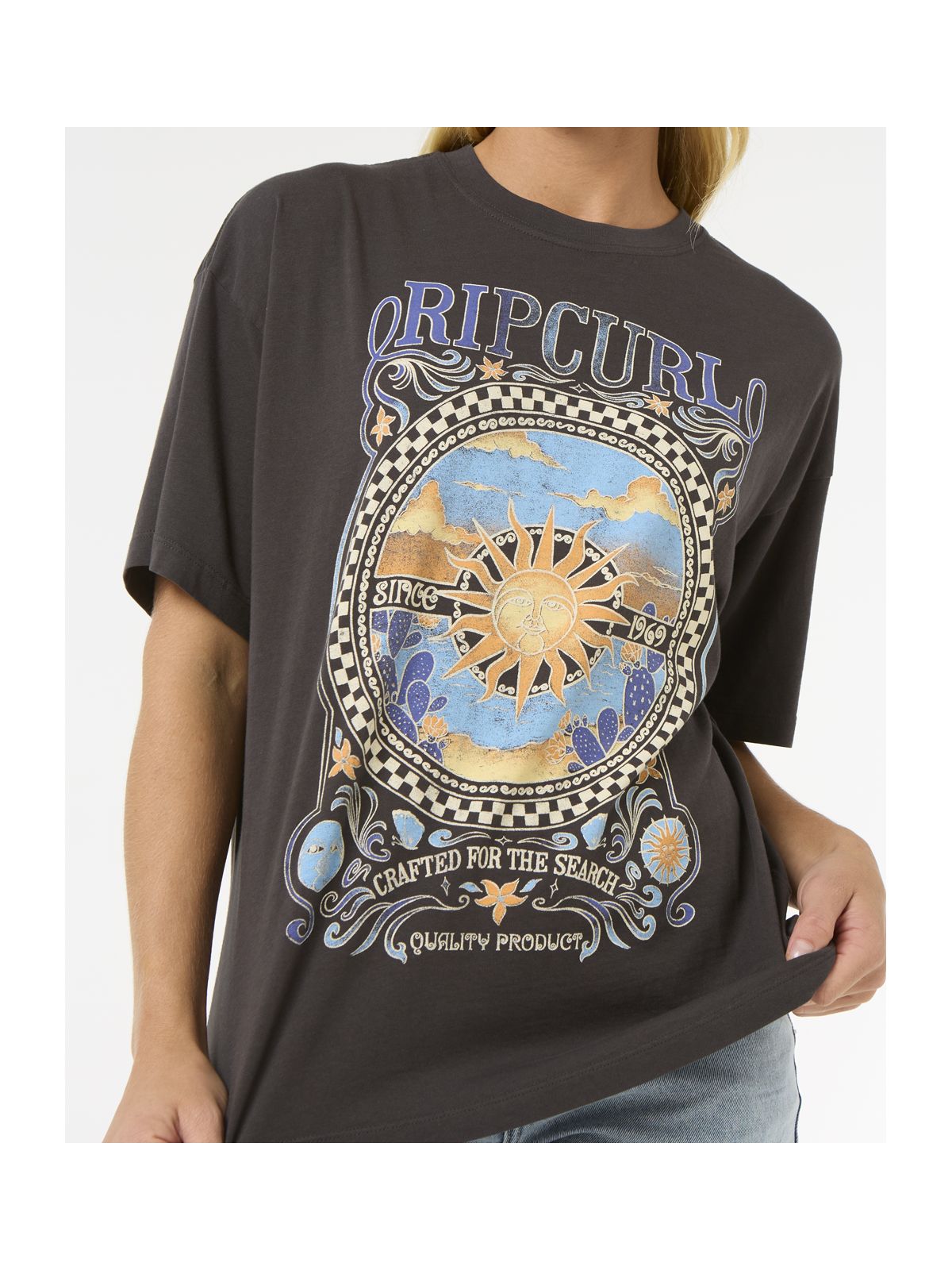 Koszulka RIP CURL Luna Heritage Tee czarny