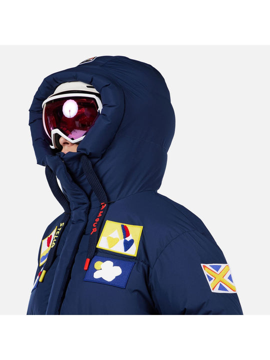 Kurtka narciarska damska ROSSIGNOL W JCC ALLSNOW DOWN JKT niebieska
