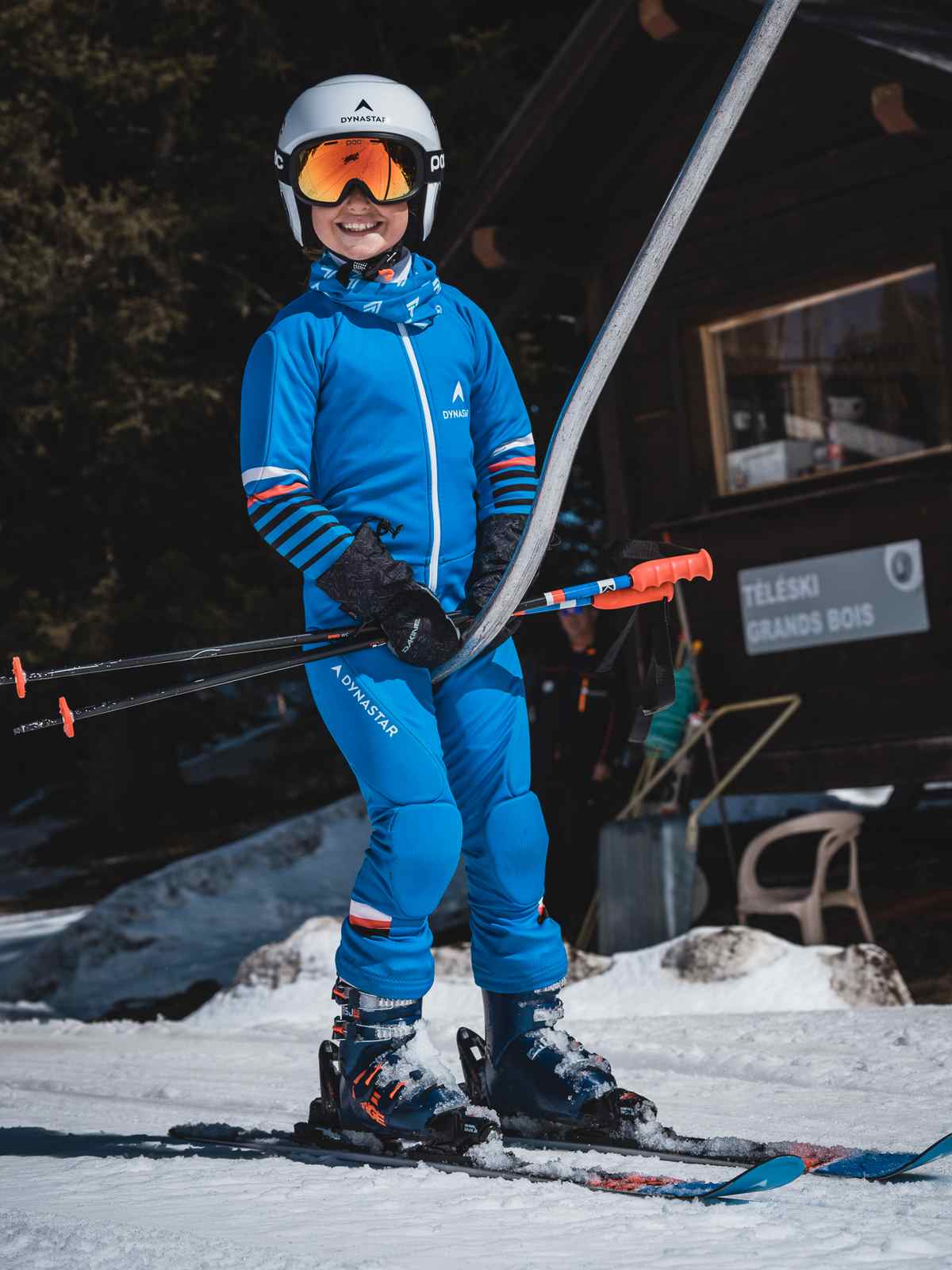 Guma narciarska DYNASTAR Racing Suit Junior - Blue