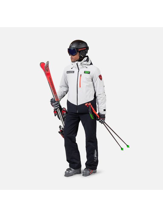 Kurtka narciarska męska ROSSIGNOL Hero Blackside Insulated Jkt szara
