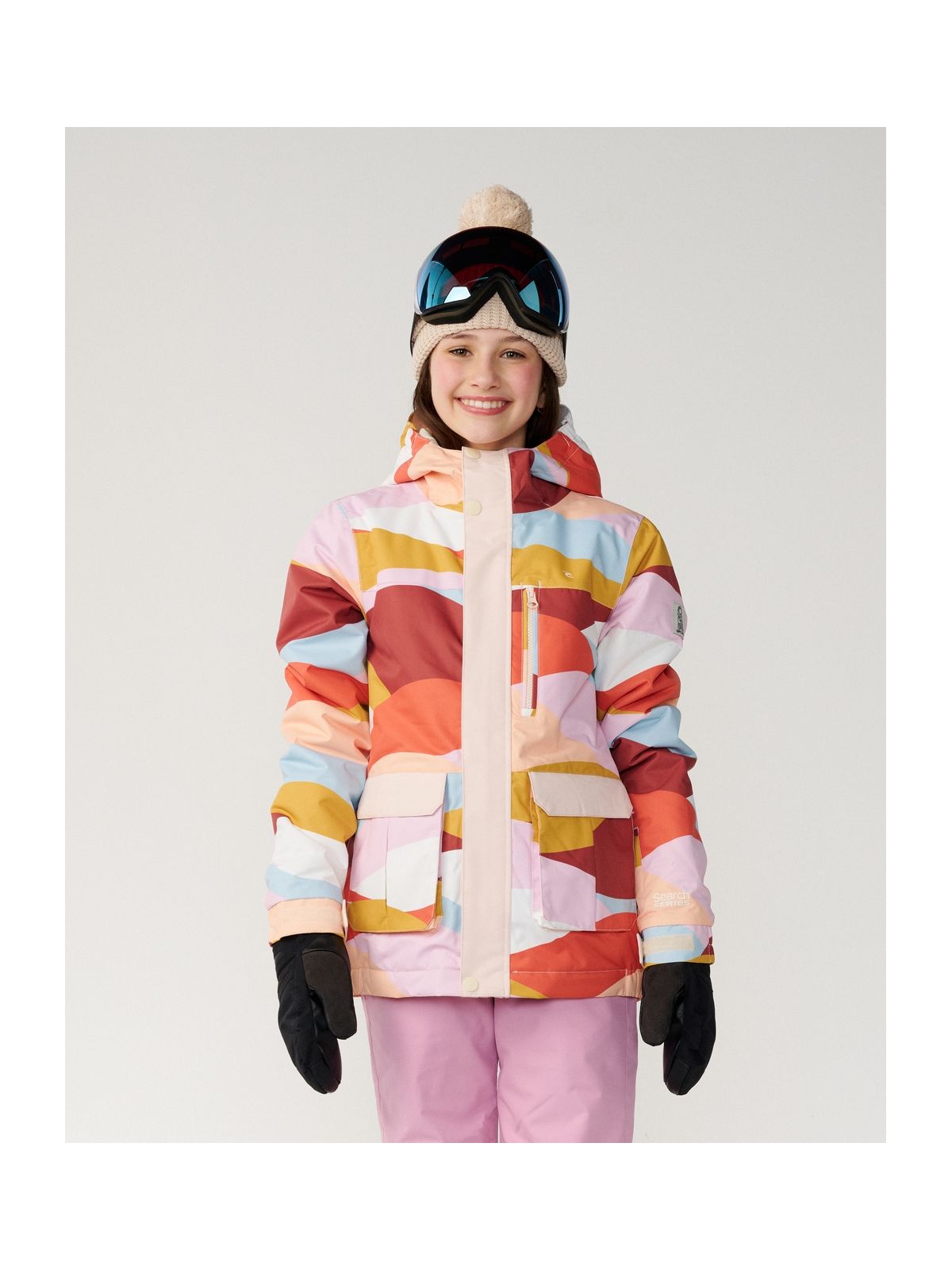 Kurtka juniorska RIP CURL S-Series snake10K Jkt Kids multikolor