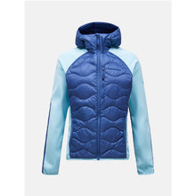 Kurtka puchowa męska PEAK PERFORMANCE Helium Down Hybrid Hood niebieska
