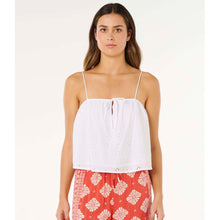Koszulka damska RIP CURL Oasis Broderie Top biała
