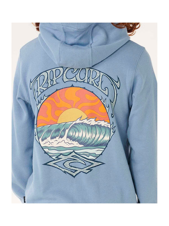 Bluza chłopięca RIP CURL Hazey Days Zip Thru - Boy niebieska
