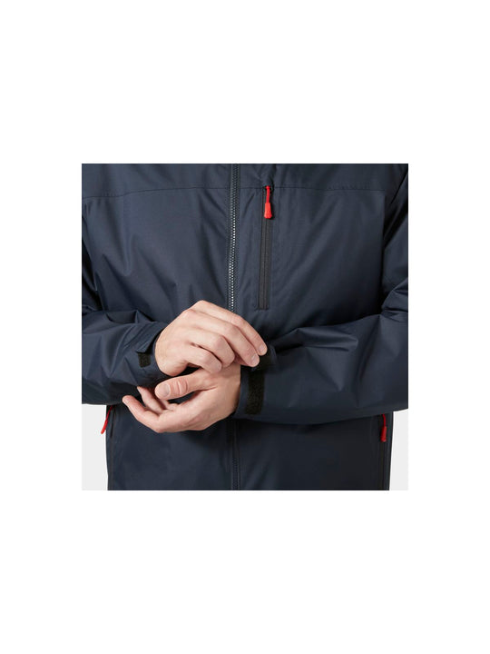 Kurtka męska HELLY HANSEN Crew Hooded Pile Jacket kolor granatowy

