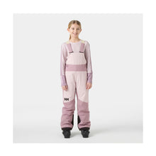 Spodnie narciarskie dziewczęce HELLY HANSEN JR GIRL STELLAR BIB PANT fioletowe
