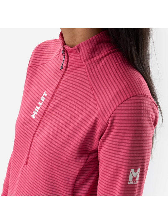 Bluza damska MILLET W Parmelan Light Fleece Po W różowa
