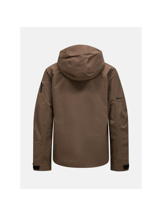 Kurtka narciarska męska PEAK PERFORMANCE Alpine GORE-TEX 2L Insulated Shell Jacket brązowa
