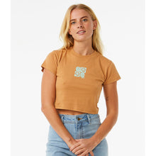 KOSZULKA RIP CURL HOLIDAY BABY TEE brązowy - S - Koszulka - Adventure Sports
