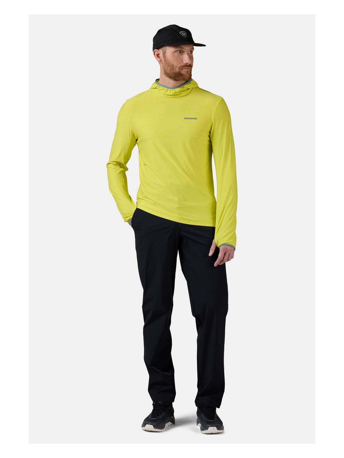 Bluza męska ROSSIGNOL Westweg Sun Hoodie zielona - Adventure Sports