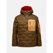 Kurtka PEAK PERFORMANCE Helium Utility Down Hood Jacket Men brązowy
