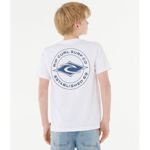 Koszulka RIP CURL STAPLER TEE - BOY biała

