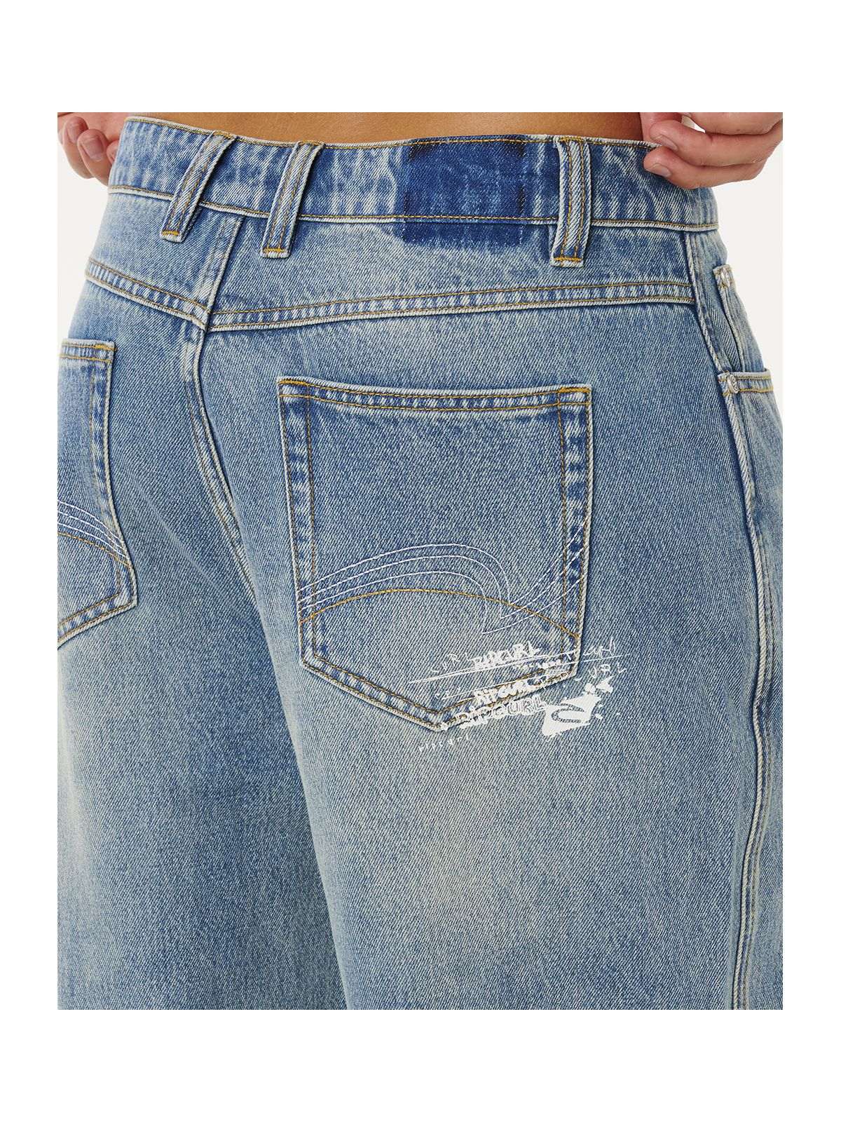 Spodnie męskie RIP CURL Inner Visions Denim Pant niebieskie