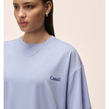 Koszulka damska Casall Oversized Cotton Blend Tee lawendowa - Adventure Sports
