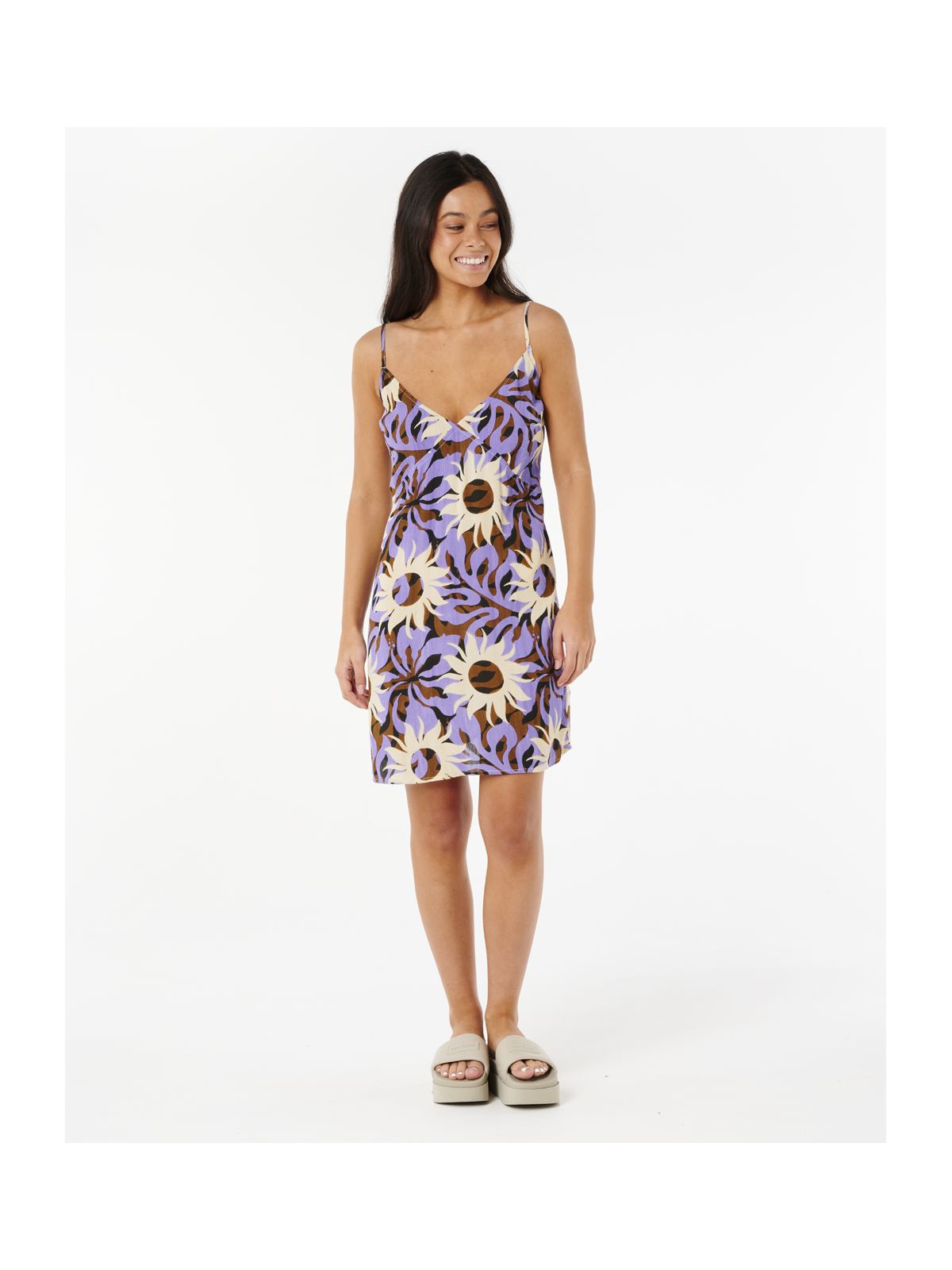 Sukienka RIP CURL Sun Drenched Mini Dress turkusowy - Adventure Sports