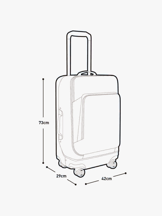 Walizka EVOC 4-Wheel Trolley 100 violet/black
