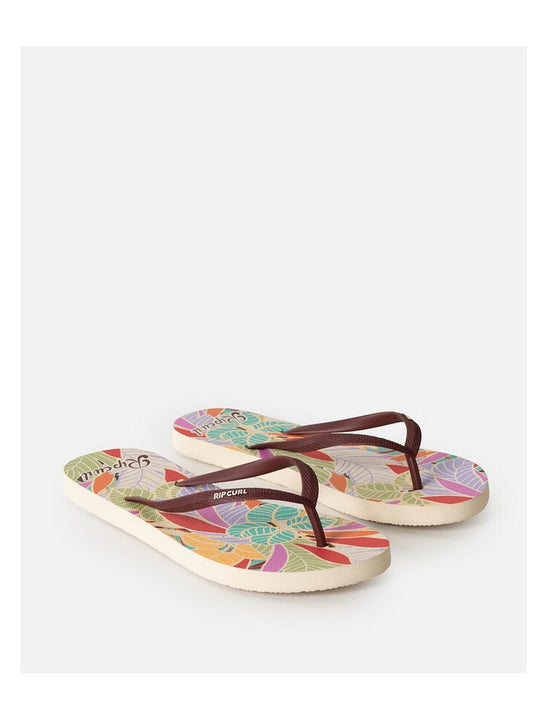 Japonki plażowe RIP CURL Mixed Bloom Open Toe kwiaty
