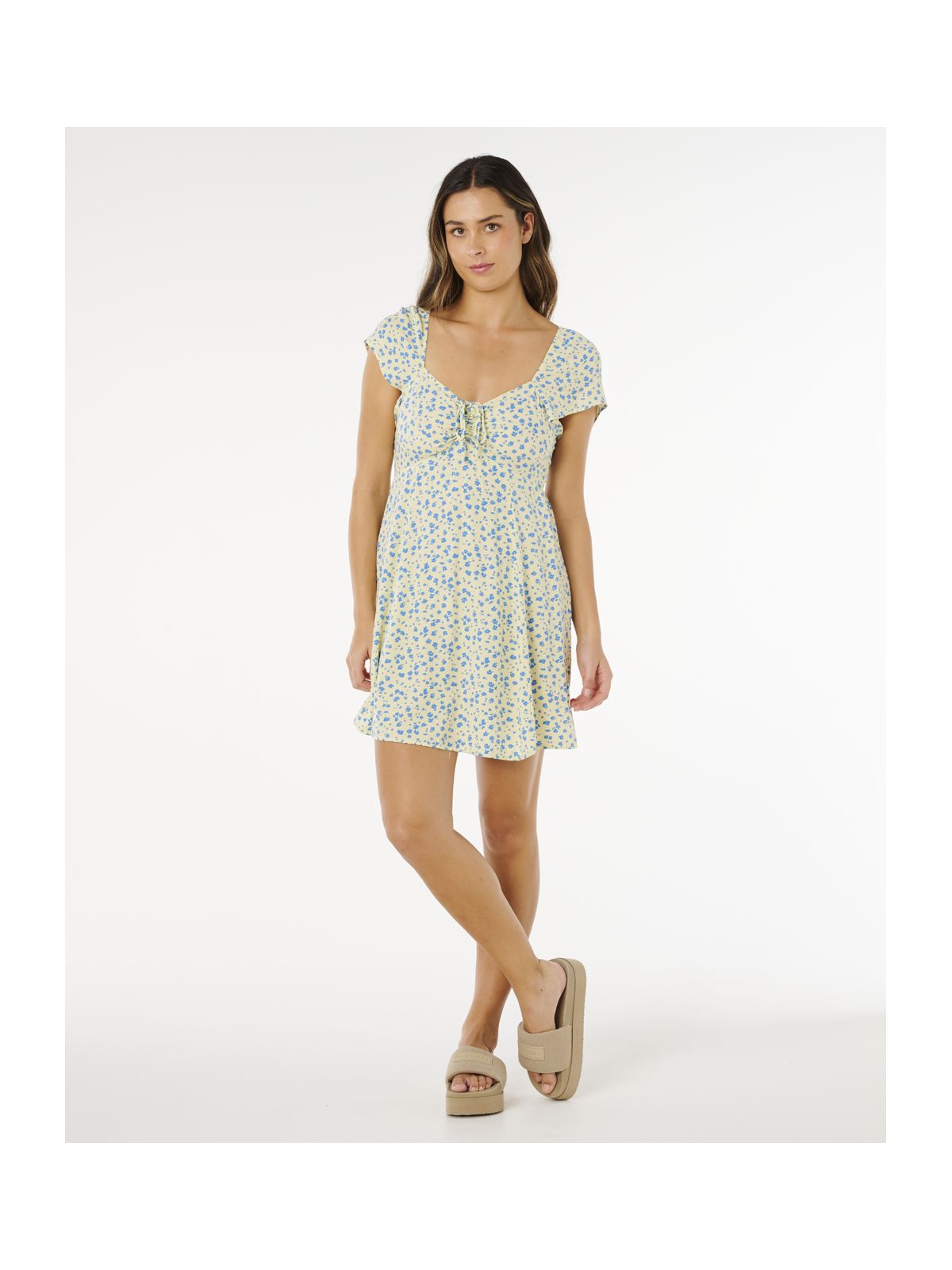 Sukienka RIP CURL Surf Side Dress żółta
