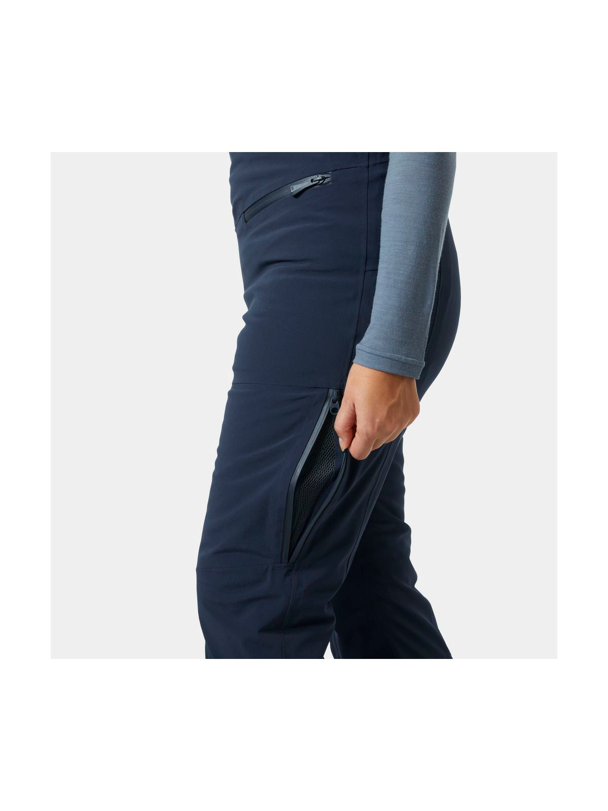 Spodnie narciarskie damskie HELLY HANSEN W ALPHELIA BIB PANT granatowe