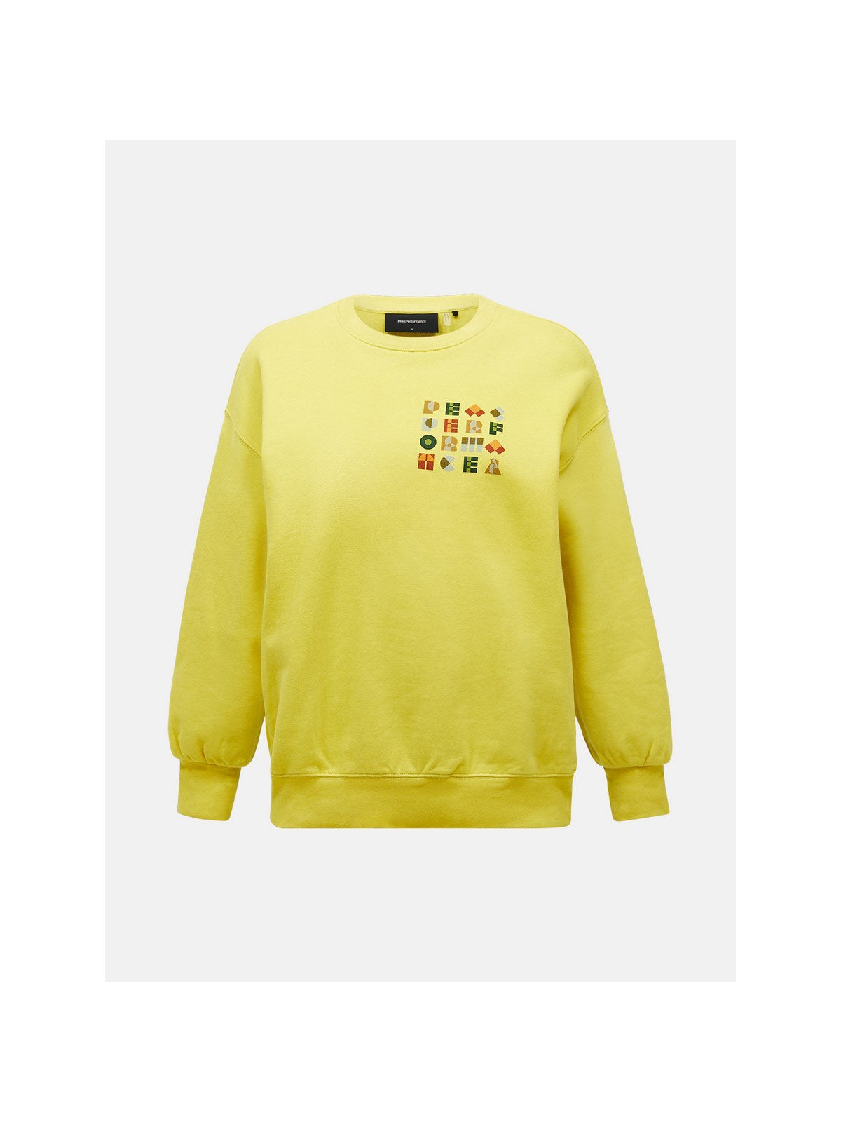 adventuresports bluza-peak-performance-w-terry-graphic-crew-g80698030-71k front