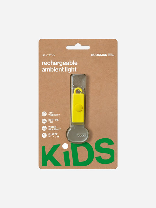 Zawieszka świecąca dla dzieci BOOKMAN Lightstick Dinosaur żółty
